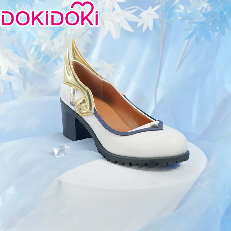 【Ready For Ship】DokiDoki-SR Game Genshin Impact Cosplay Gan Yu Costume Ganyu / Shoes - Image 3