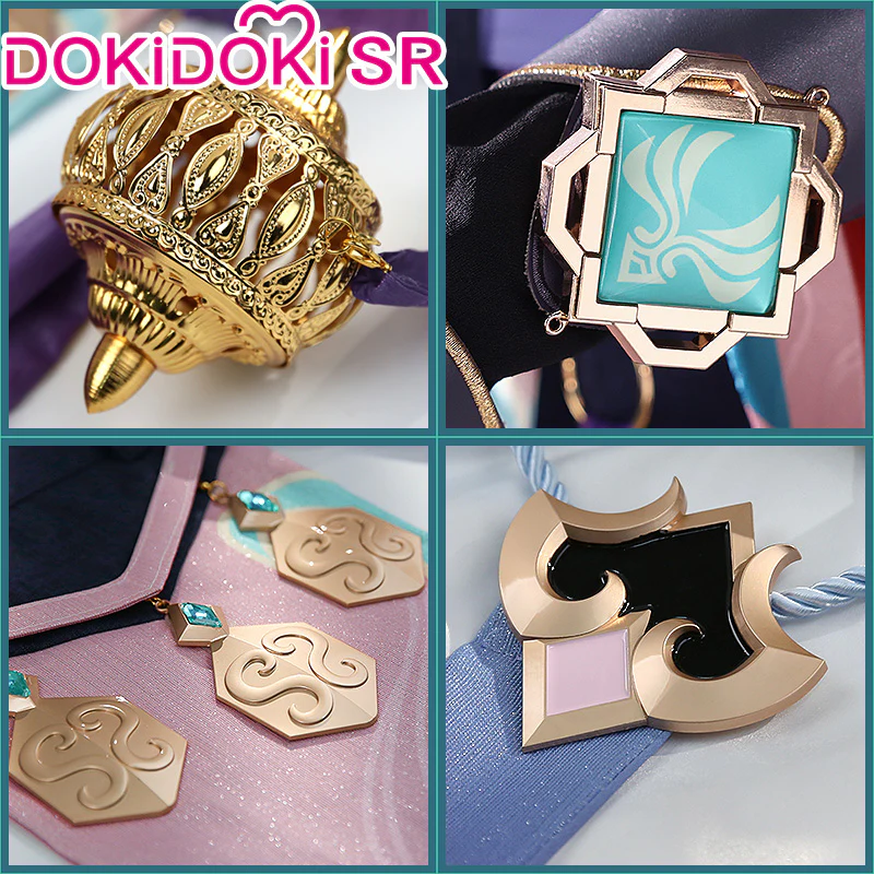 【Costume Ready For Ship】【Size S-2XL】DokiDoki-SR Game Genshin Impact  Cosplay Xiao Halloween Costume Men / Shoes - Image 4