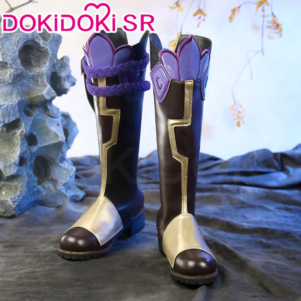 【Costume Ready For Ship】【Size S-2XL】DokiDoki-SR Game Genshin Impact  Cosplay Xiao Halloween Costume Men / Shoes - Image 7