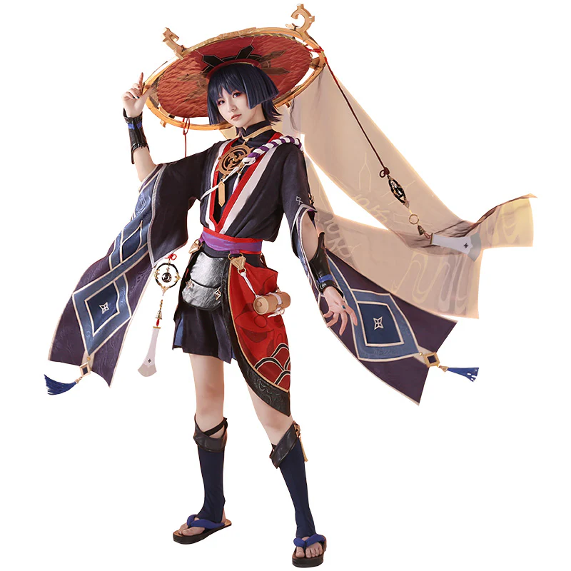 【Ready For Ship】DokiDoki-SR Game Genshin Impact  Scaramouche Cosplay Costume / Shoes - Image 5