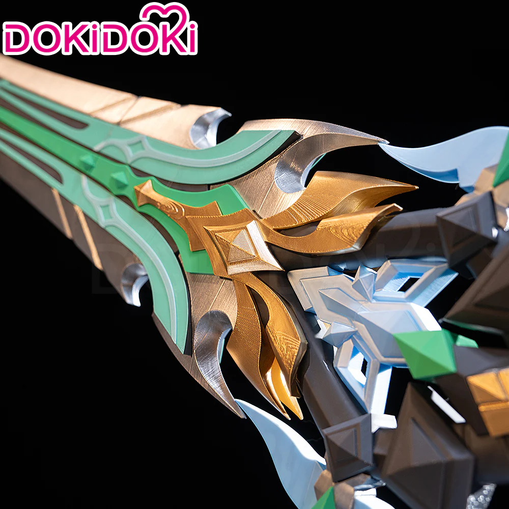 【115CM】DokiDoki Game Genshin Impact Cosplay Varka Weapon Prop Song of the Welkin Moon Nod Krai - Image 2