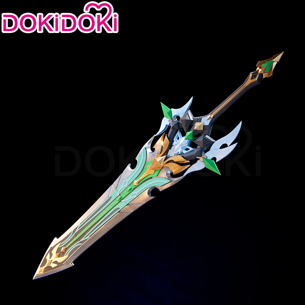 【115CM】DokiDoki Game Genshin Impact Cosplay Varka Weapon Prop Song of the Welkin Moon Nod Krai - Image 4