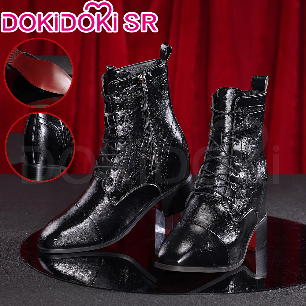 【14CM】DokiDoki Height Increasing Shoes / Elevator Shoes Red Sole Bottom Leather Shoes