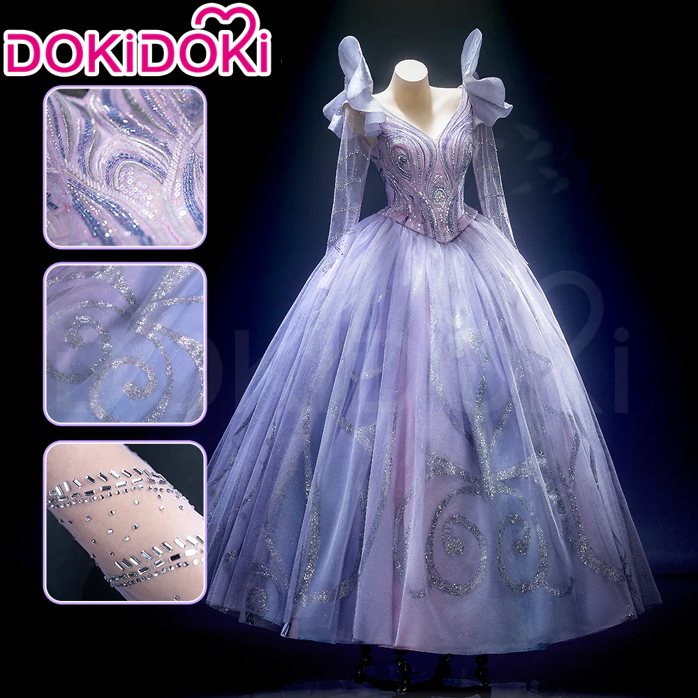 【Size S-3XL】DokiDoki Movie Season 2 Cosplay Costume Blue Gorgeous Dress