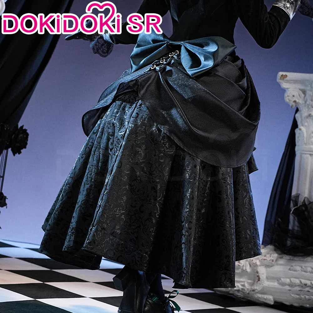 【Costume Ready For Ship】DokiDoki-SR Anime Cosplay Ciiel Phaantomhiive Costume Black Rose - Image 2
