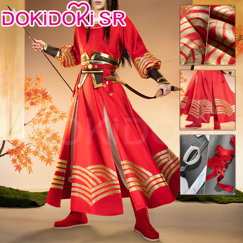 【Ready For Ship】【Last Batch】DokiDoki-SR Anime Mo Dao Zu Shi Cosplay Wei Wu Xian / Lan Wangji Costume Riding Suit Dao Mo To Shi MDZS