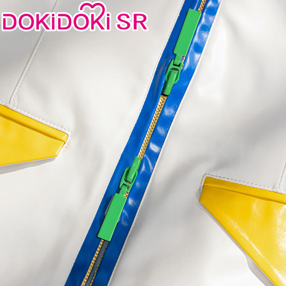 DokiDoki-SR Cosplay Costume Blue White Formula suit - Image 2