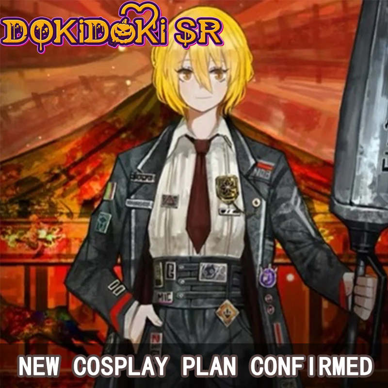 $5 Deposit =10% OFF Coupon DokiDoki-SR Game Cosplay Black Suit Costume Women Halloween - Image 2