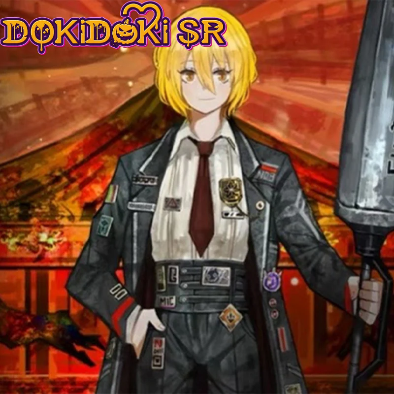 $5 Deposit =10% OFF Coupon DokiDoki-SR Game Cosplay Black Suit Costume Women Halloween - Image 3