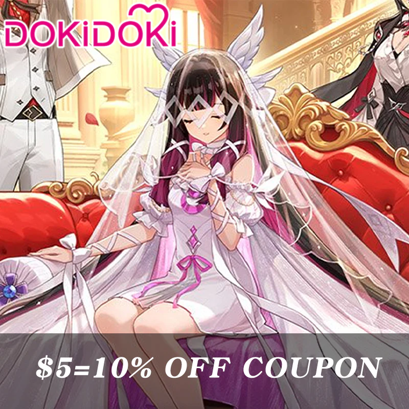【POLL】$5 Deposit =10% off DokiDoki-SR Game Genshin Impact Cosplay Columbina Costume - Image 2