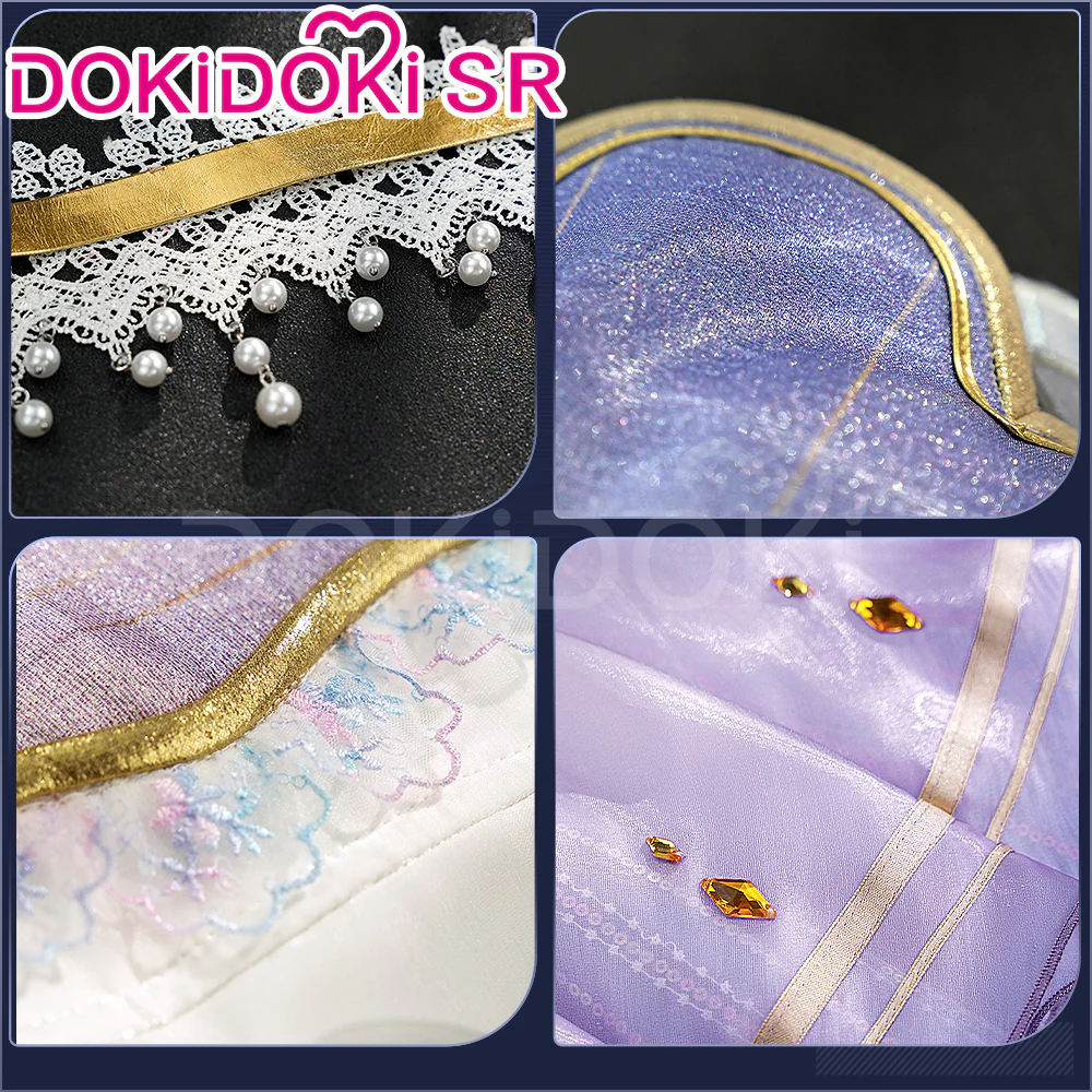 【Partially Ready For Ship】DokiDoki-SR Game Honkai: Star Rail Cosplay Robin Costume Canticle of the Sacred Heart Doujin - Image 5