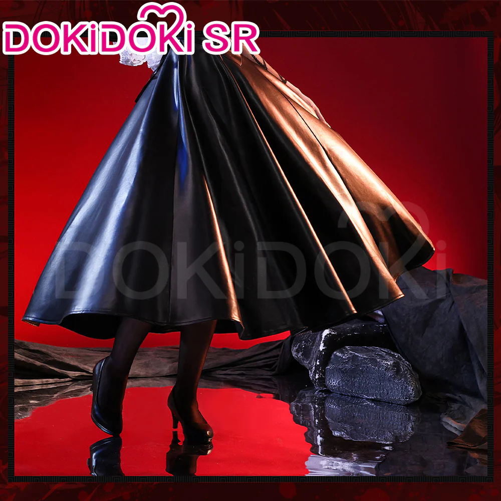 【Ready For Ship】DokiDoki-SR Manga Anime Cosplay Black Dress Suit Veil Women Costume - Image 3