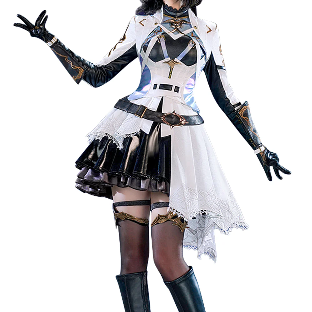 【Ready For Ship】DokiDoki-SR Game Love and Deepspace Deep Space Cosplay Protagonist Costume Refulgent Path Outfit Lightseeker - Image 7
