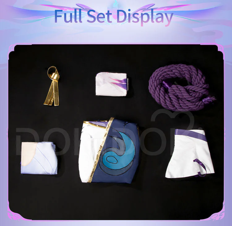 DokiDoki-R Game Cosplay Spirit Blossom Costume / Mask / Horn - Image 15