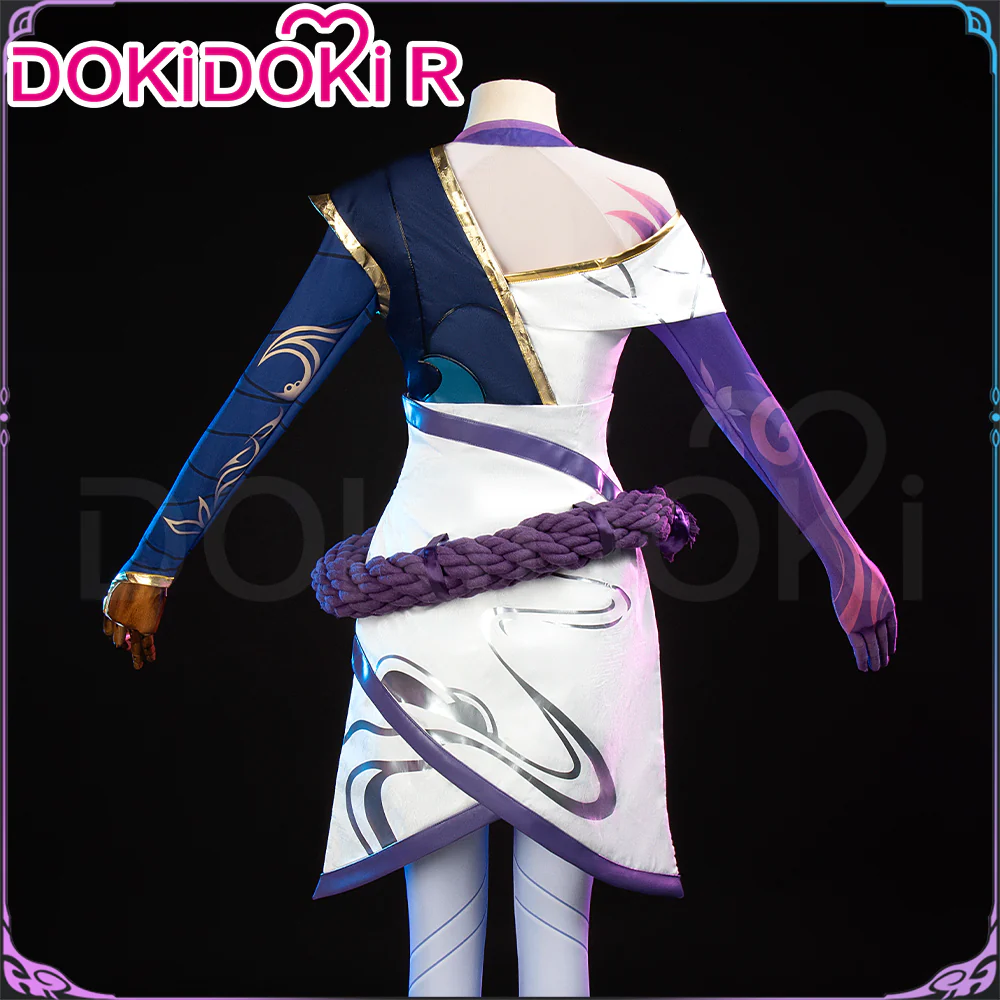 DokiDoki-R Game Cosplay Spirit Blossom Costume / Mask / Horn - Image 8