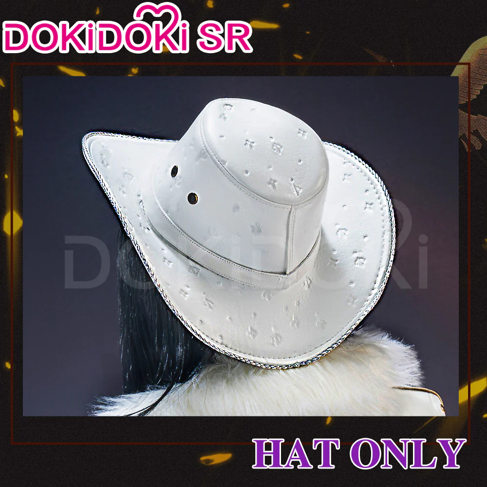 【Size S-3XL】DokiDoki-SR Anime Cosplay  Women Costume Purple White With Hat / Long Cape Live Action Version Season 2 - Image 5
