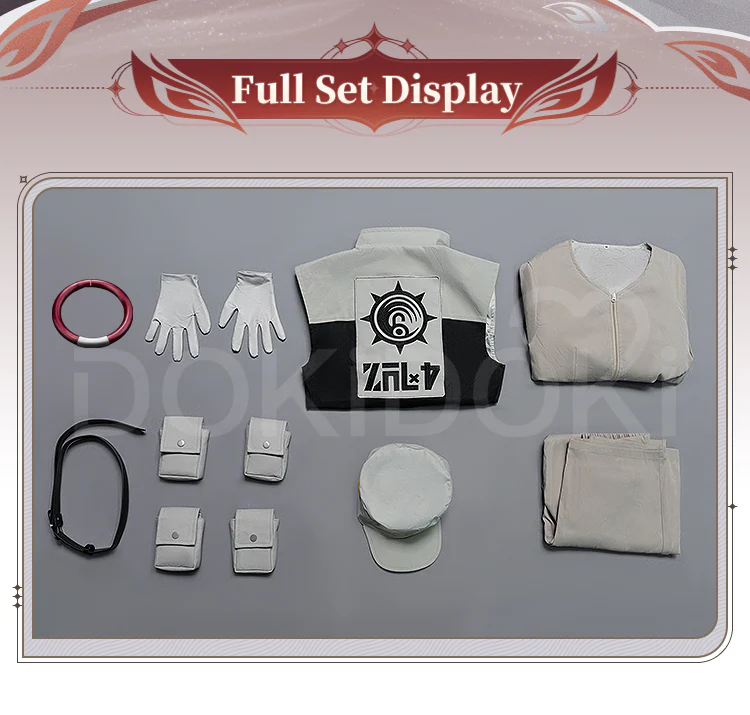 【Partially Size S-2XL】DokiDoki-R Anime GACHIAKUTA Cosplay Gris Rubion / Follo Tunito / Tomme Mima Supporters Costume - Image 6
