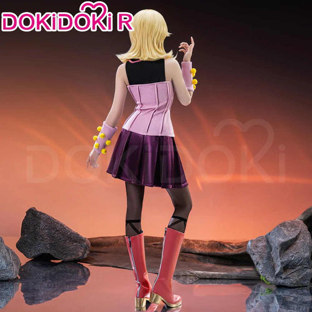 【Ready For Ship】【Size XS-2XL】DokiDoki-R Anime Season 7 Cosplay Pink Uniform Costume SBR - Image 2