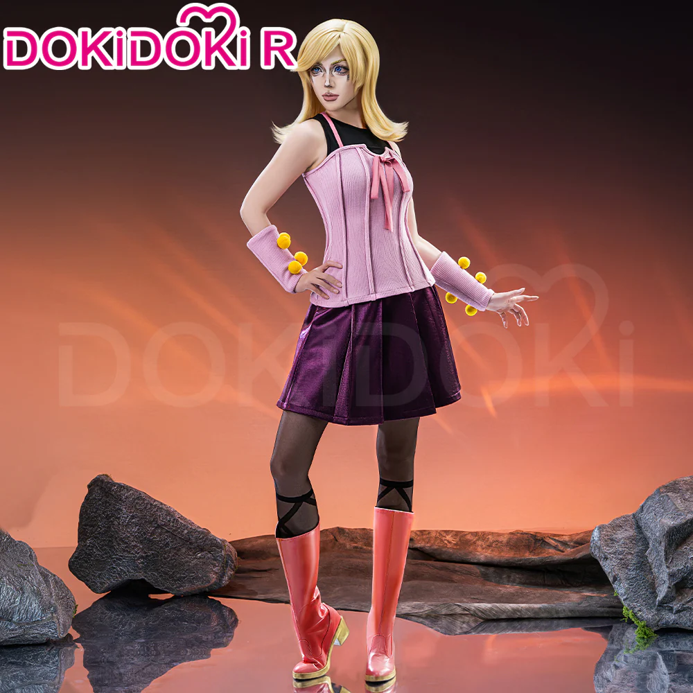 【Ready For Ship】【Size XS-2XL】DokiDoki-R Anime Season 7 Cosplay Pink Uniform Costume SBR - Image 3