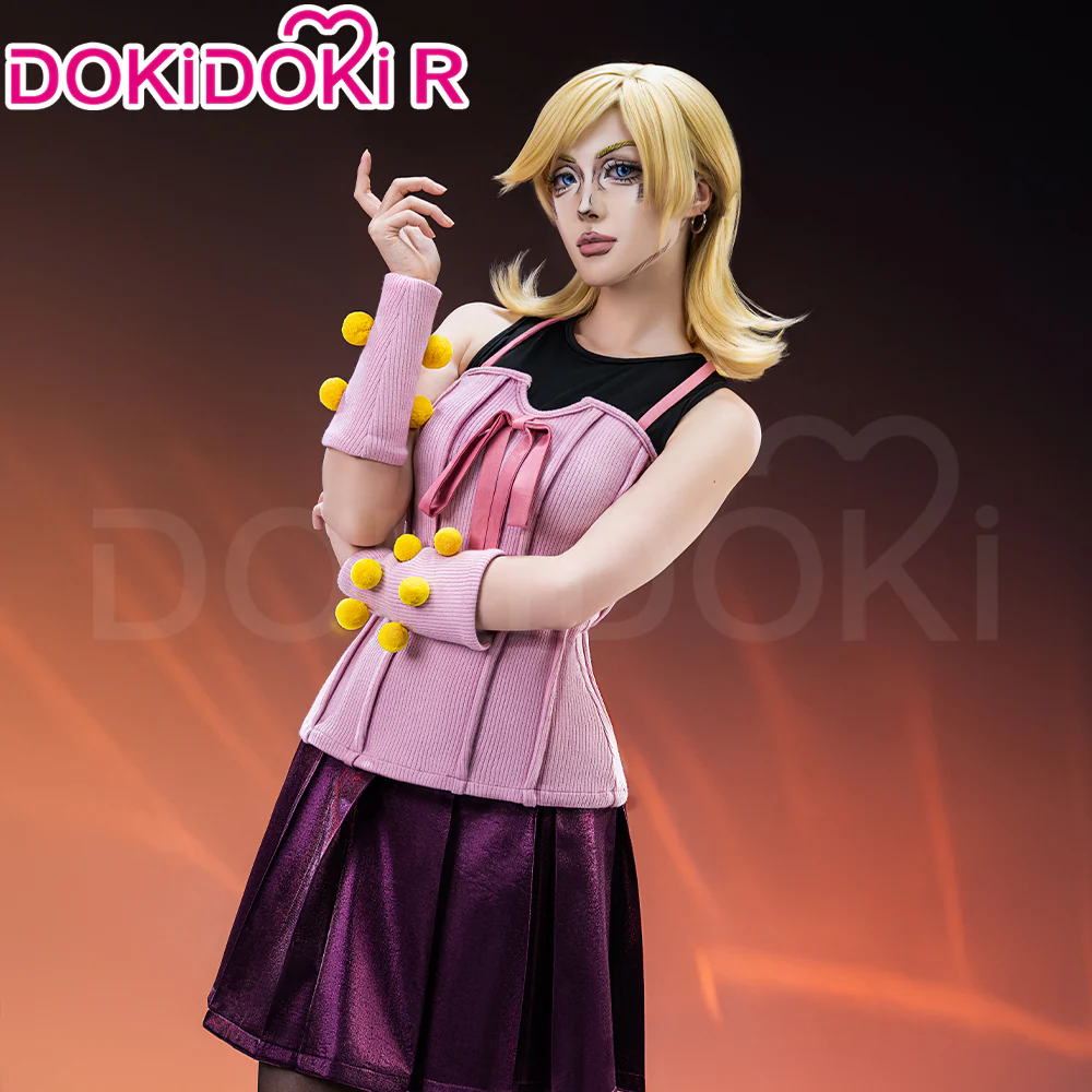【Ready For Ship】【Size XS-2XL】DokiDoki-R Anime Season 7 Cosplay Pink Uniform Costume SBR - Image 4