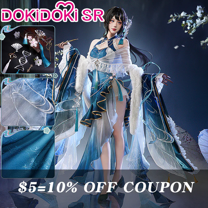 【Confirmed】$5 Deposit =10% OFF Coupon DokiDoki-SR Honkai: Star Rail Cosplay Ruan Mei Costume Ruanmei Plumfall Melody Doujin