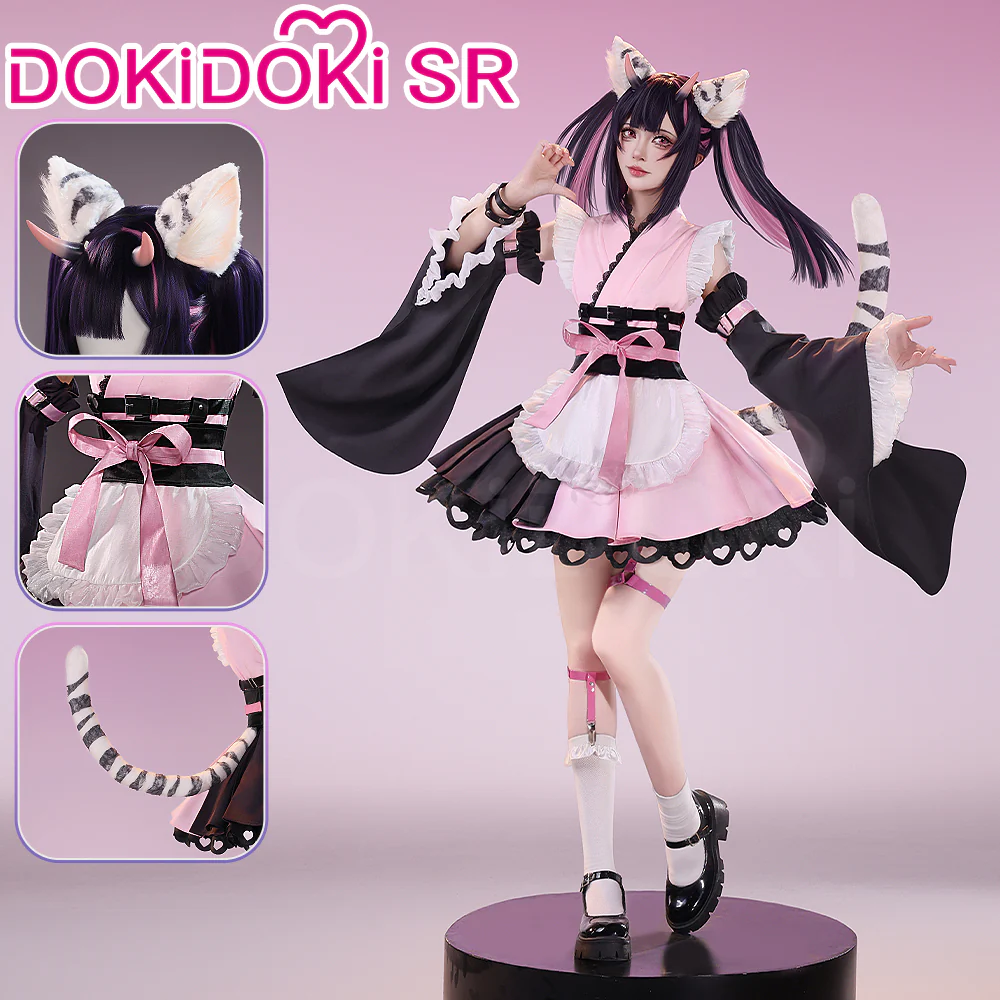 DokiDoki-SR Anime Cosmic Princess Kaguya! Cosplay Komazawa Noi Costume Cute Maid