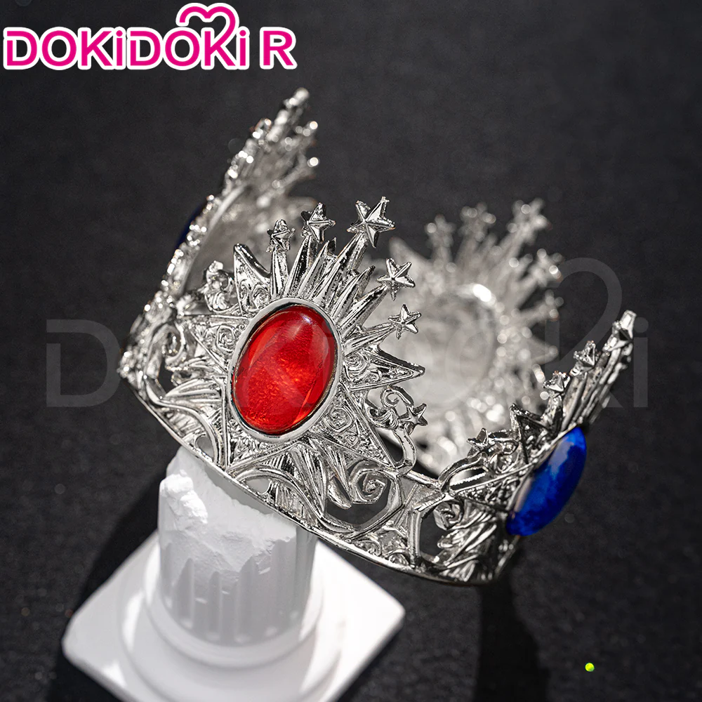 【Ready For Ship】【Glowing】【Size S-3XL】DokiDoki-R Movie Cosplay Cosplay Costume Blue Princess Dress With Magic Staff / Crown - Image 5