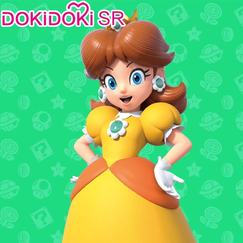 【Confirmed】$5 Deposit =10% off DokiDoki-SR Movie Cosplay Cosplay Costume Yellow Orange Princess Dress - Image 3