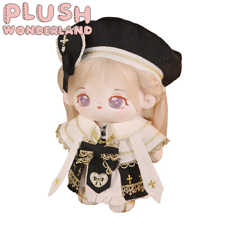【Consignment Sales】【In Stock】PLUSH WONDERLAND Choir Black White Plushies Plush Cotton Doll Clothes 20 CM - Image 7