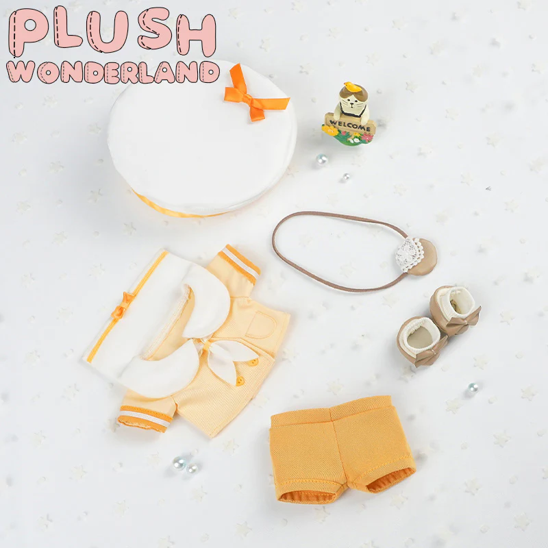 【Consignment Sales】【In Stock】PLUSH WONDERLAND Yellow / Green / Purple / Pink Preschool Uniform Cute Plushies Plush Cotton Doll Clothes 20 CM - Image 10