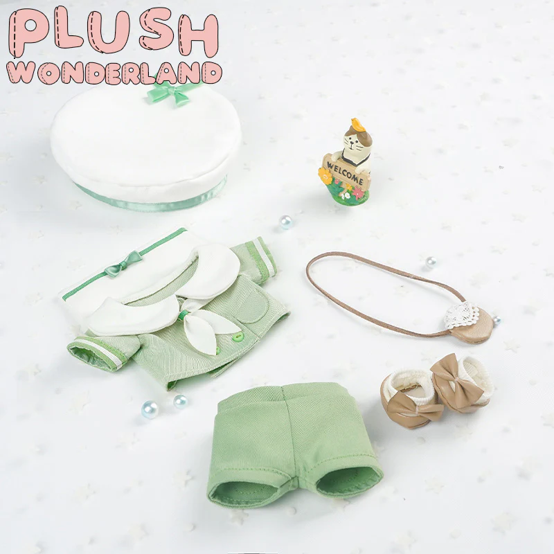 【Consignment Sales】【In Stock】PLUSH WONDERLAND Yellow / Green / Purple / Pink Preschool Uniform Cute Plushies Plush Cotton Doll Clothes 20 CM - Image 7
