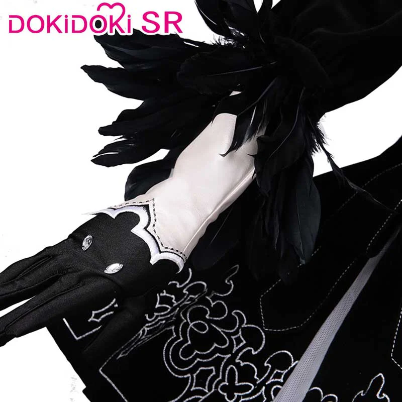【Ready For Ship】DokiDoki-SR Cosplay Game  Cosplay Black Dress Costume Women - Image 7