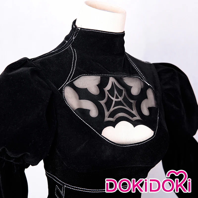 【Ready For Ship】DokiDoki-SR Cosplay Game  Cosplay Black Dress Costume Women - Image 9