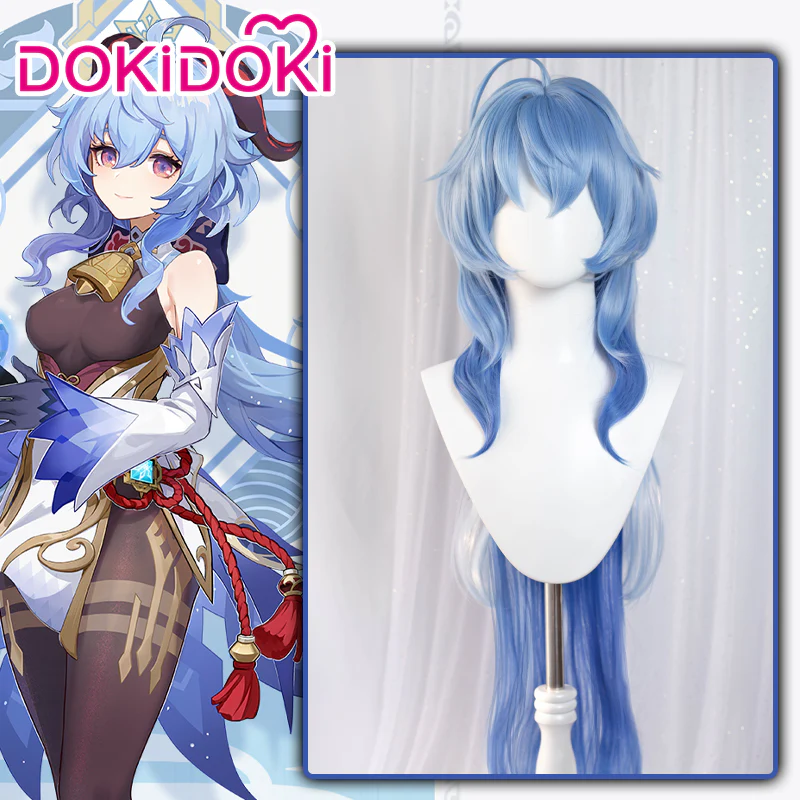 【US/EU LOCAL SHIPPING 】DokiDoki-SR Game Genshin Impact Cosplay Gan Yu Costume / Wig Ganyu - Image 5