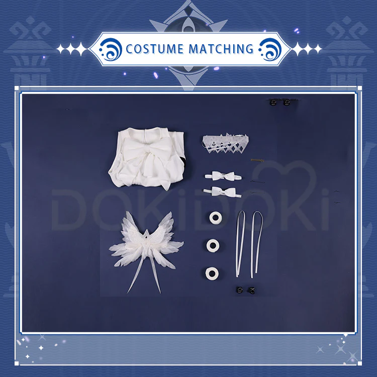 【US/EU LOCAL SHIPPING 】DokiDoki-SR Game Genshin Impact Fatui Harbinger Cosplay Columbina Cosplay Costume - Image 9