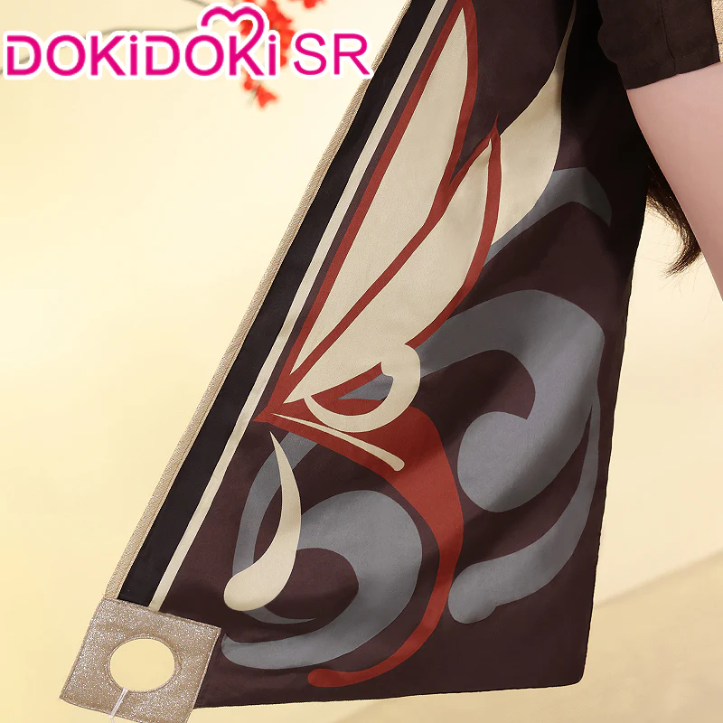 【US/EU LOCAL SHIPPING 】【Size S-XXL】DokiDoki-SR Game Genshin Impact Hutao Cosplay Costume Hu Tao Costume / Wig Halloween - Image 5