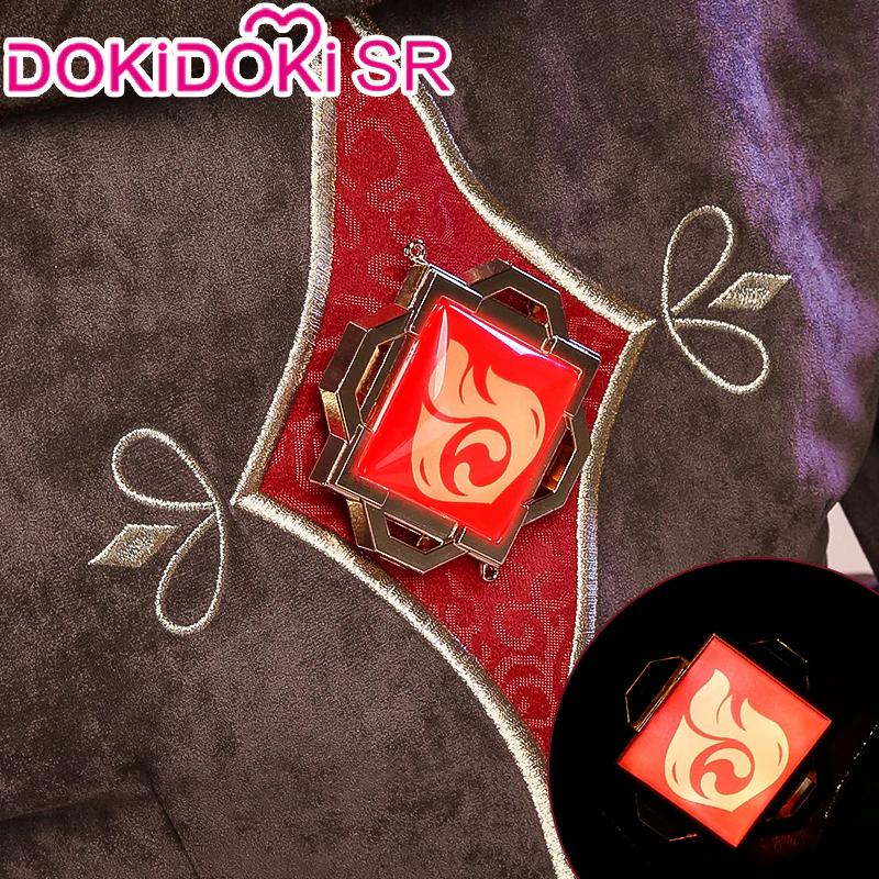 【US/EU LOCAL SHIPPING 】【Size S-XXL】DokiDoki-SR Game Genshin Impact Hutao Cosplay Costume Hu Tao Costume / Wig Halloween - Image 6