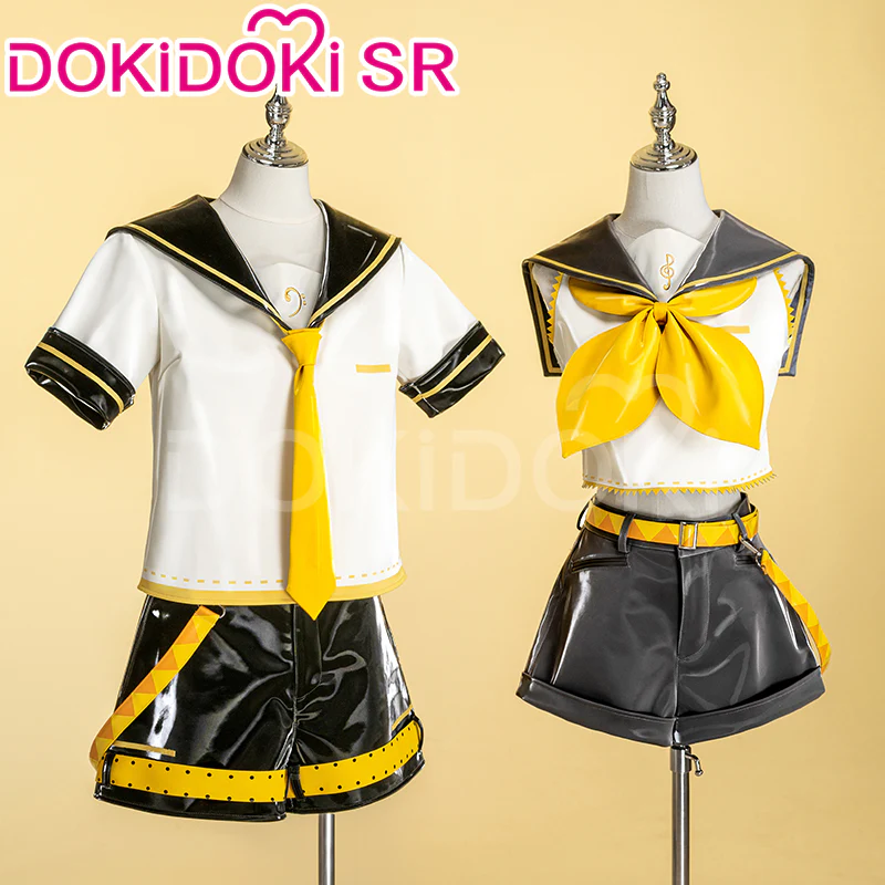 Dkidoki-SR Vsinger Cosplay Kagamine Rinn / Kagamine Lenn Costume