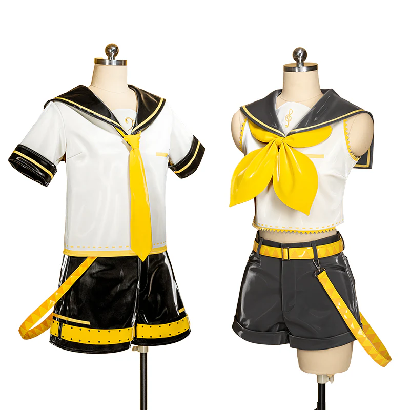 Dkidoki-SR Vsinger Cosplay Kagamine Rinn / Kagamine Lenn Costume - Image 5