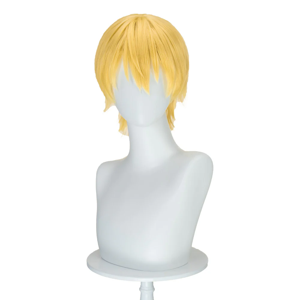 【Ready For Ship】DokiDoki Anime Kuroko's Basketball Cosplay Kise Ryota Wig Short Straight Yellow Men Hair - Image 2