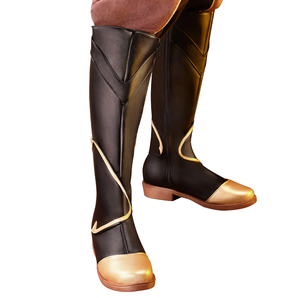 【Partially Ready For Ship】DokiDoki-SSR Game Genshin Impact Cosplay Male Traveler Sora Costume Kong Aether Costume / Shoes - Image 10