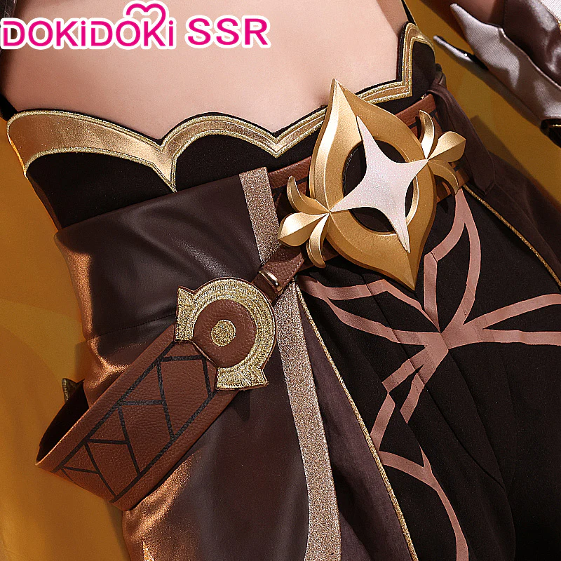 【Partially Ready For Ship】DokiDoki-SSR Game Genshin Impact Cosplay Male Traveler Sora Costume Kong Aether Costume / Shoes - Image 3