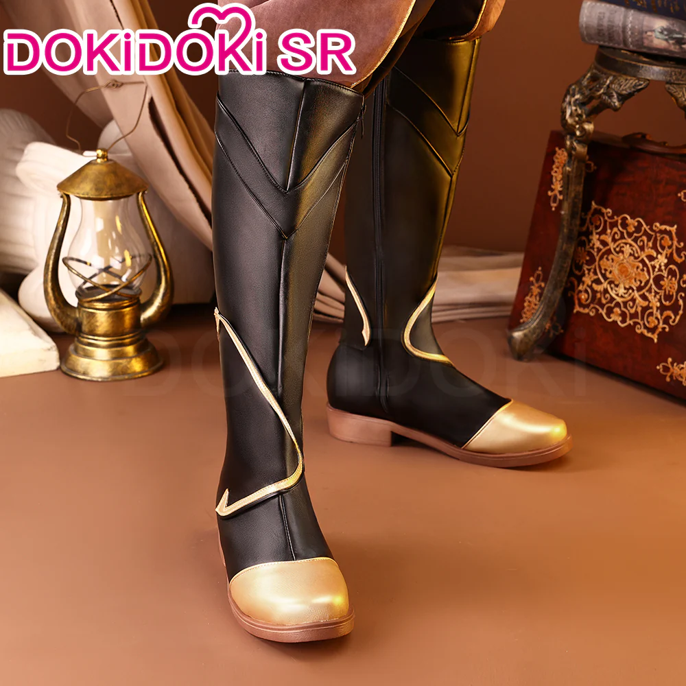 【Partially Ready For Ship】DokiDoki-SSR Game Genshin Impact Cosplay Male Traveler Sora Costume Kong Aether Costume / Shoes - Image 6