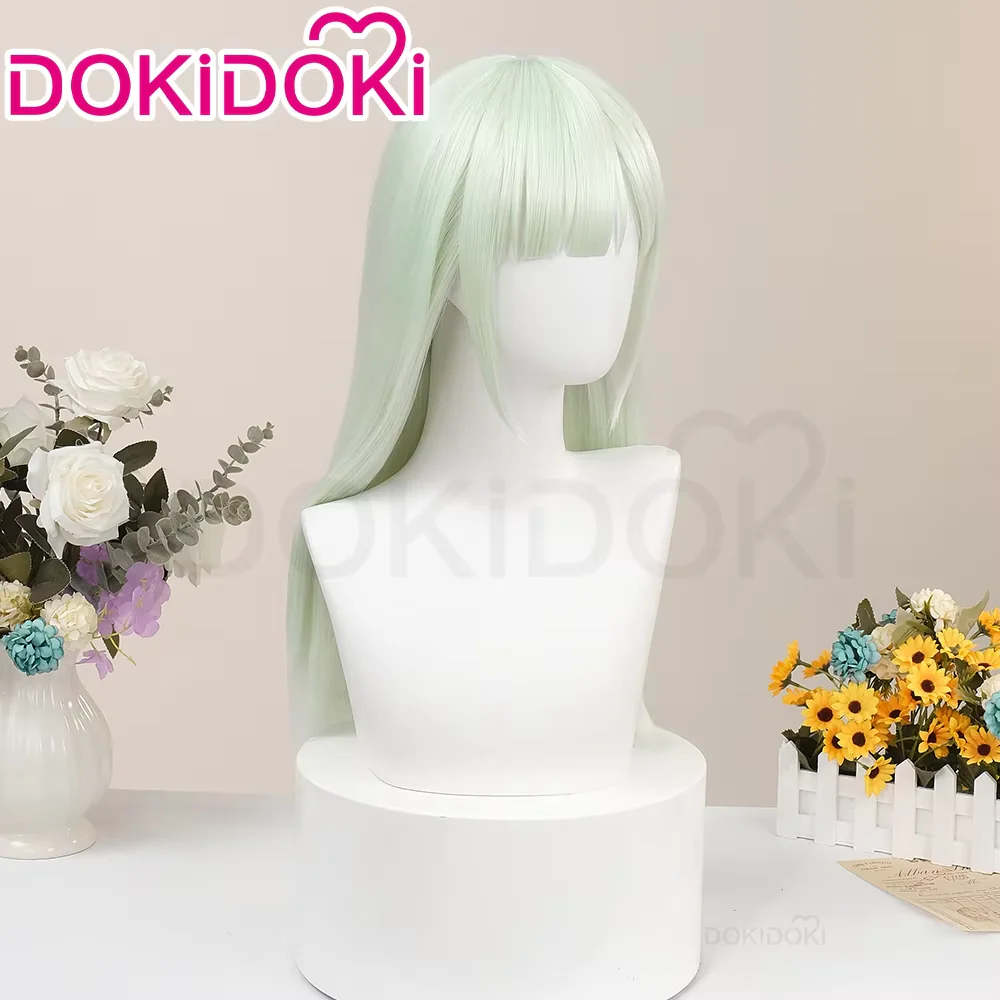 【Ready For Ship】DokiDoki Anime BanG Dream! Cosplay Wakaba Mutsumi Wig Long Straight Green Hair Ave Mujica - Image 2