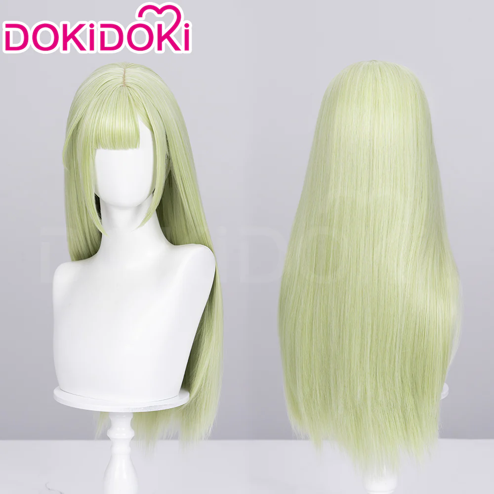 【Ready For Ship】DokiDoki Anime BanG Dream! Cosplay Wakaba Mutsumi Wig Long Straight Green Hair Ave Mujica - Image 3