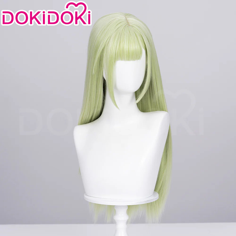 【Ready For Ship】DokiDoki Anime BanG Dream! Cosplay Wakaba Mutsumi Wig Long Straight Green Hair Ave Mujica - Image 4
