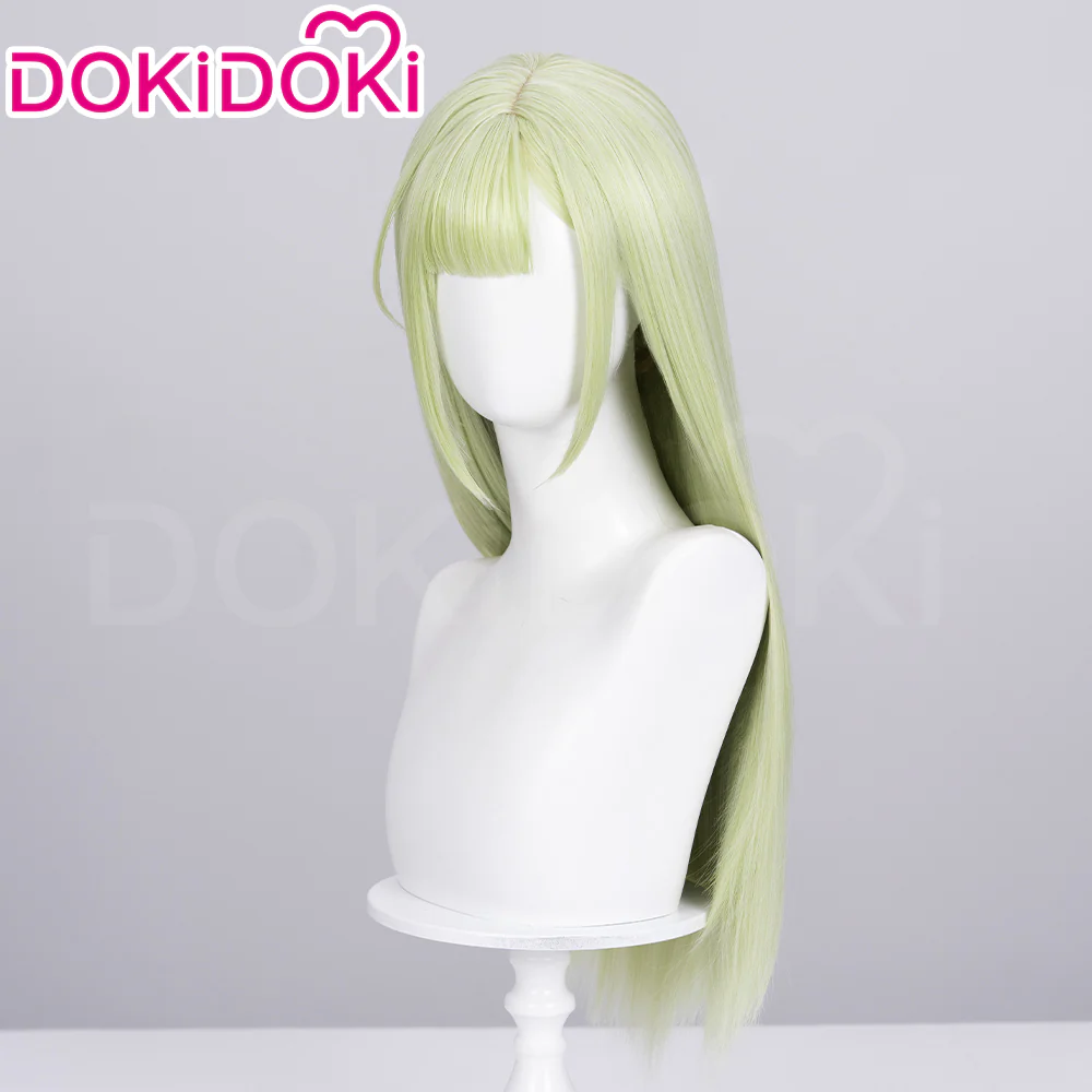 【Ready For Ship】DokiDoki Anime BanG Dream! Cosplay Wakaba Mutsumi Wig Long Straight Green Hair Ave Mujica - Image 5