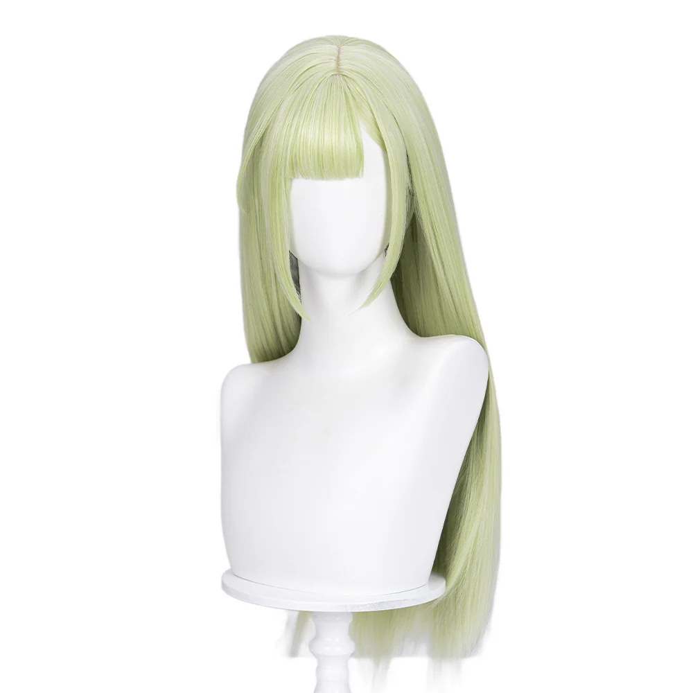 【Ready For Ship】DokiDoki Anime BanG Dream! Cosplay Wakaba Mutsumi Wig Long Straight Green Hair Ave Mujica - Image 7