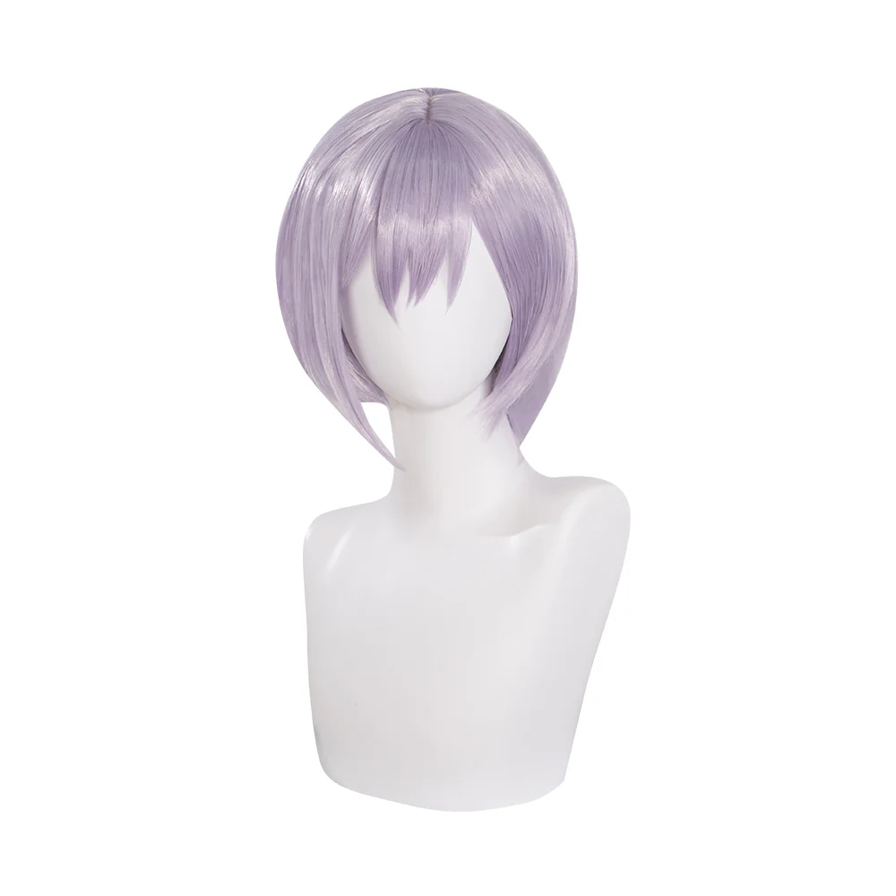 【Ready For Ship】DokiDoki Anime BanG Dream! Cosplay Takamatsu Tomori Wig Short Purple Straight - Image 5