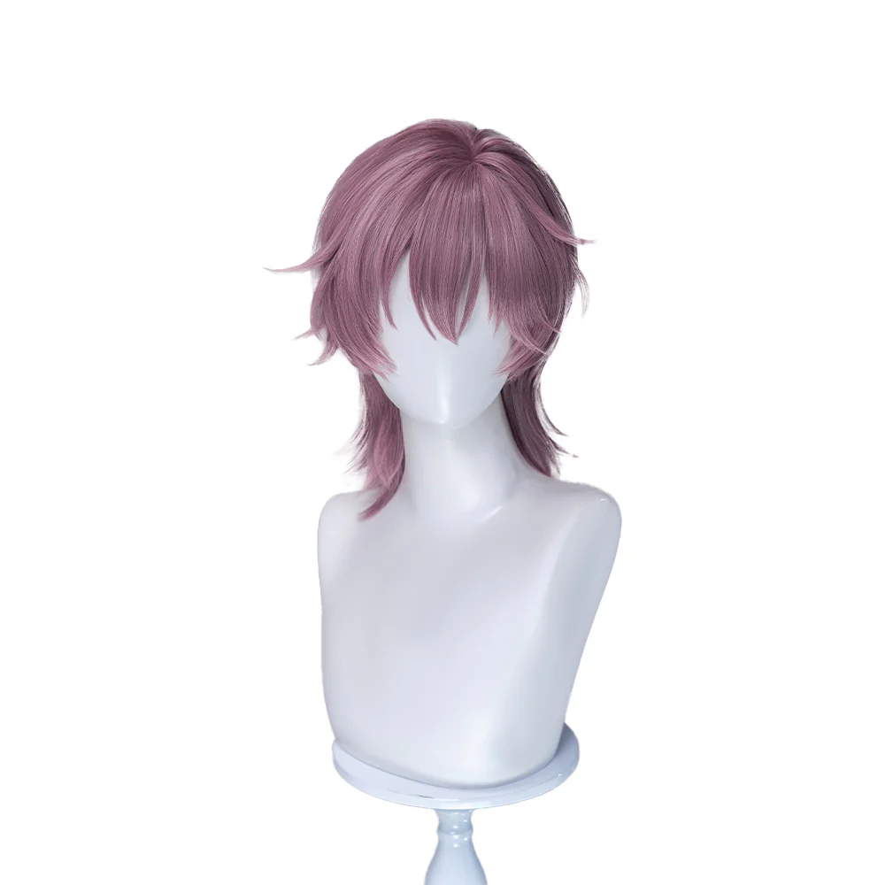 【Partially Ready For Ship】DokiDoki Anime Cosmic Princess Kaguya! Cosplay Komazawa Noi Wig Long Straight Black Pink Purple Highlight Hair Twin Tails /  Horn Accessory - Image 11